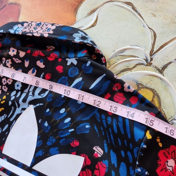 ADIDAS x Farm Rio 2016 Retired Coral Reef Floral Brazil HTF Track Jacket M NWOT - Picture 11 of 15